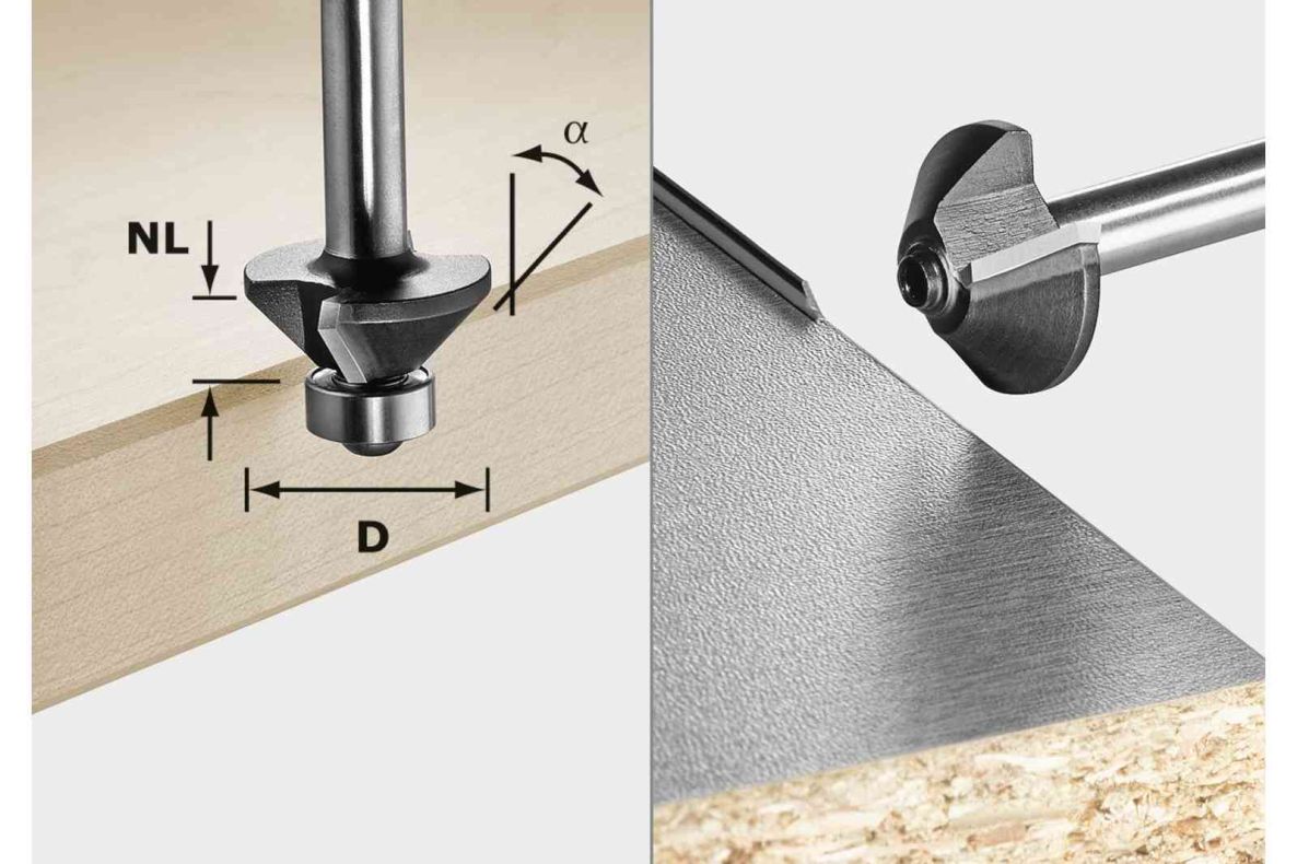 Festool Accessoires 499799 S8 HW 45° D26-KL OFK Fasefrees