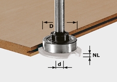 Festool Accessoires 499804 Freesspindel S8 1,5-5 KL28