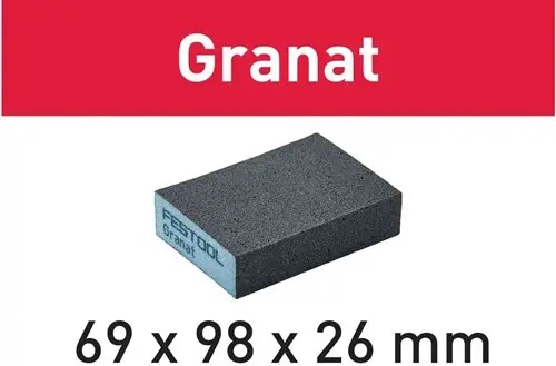 Festool Accessoires 201084 Schuurspons GRANAT 69x98x26 120 CO GR/6