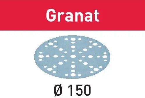 Festool Accessoires 575161 Schuurschijven Granat STF D150/48 P60 GR/50