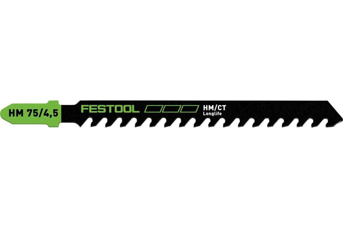 Festool Accessoires 204343 Decoupeerzaagblad HM 75/4,5 BUILDING MATERIALS ABRASIVE MATERIALS