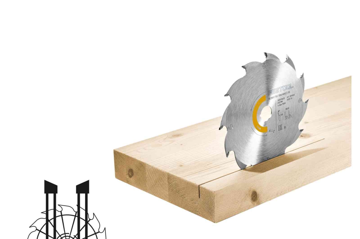 Festool Accessoires 205763 Cirkelzaagblad WOOD RIP CUT HW 168x1,8x20 PW16