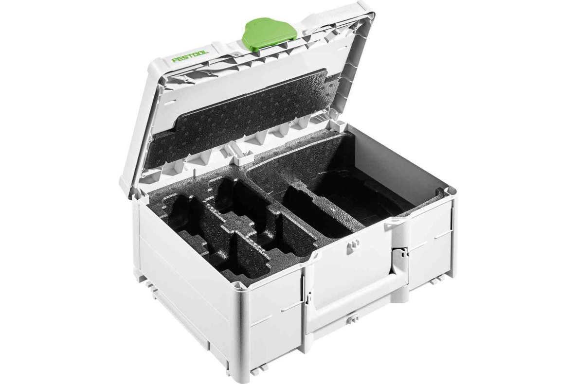 Festool Accessoires 577133 Systainer³ SYS3 M 187 ENG 18V met inlage voor BP18Li accu's en TCL6/SCA8 oplader