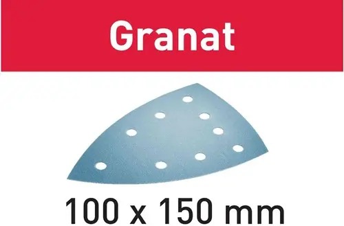 Festool Accessoires 577539 Schuurbladen Granat STF DELTA/7 P80 GR/10