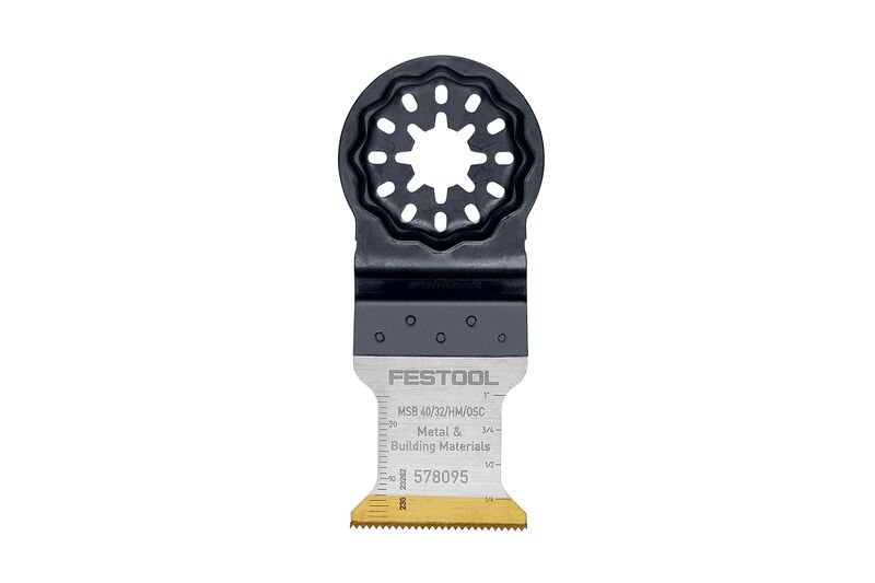 Festool Accessoires 578095 Hard Metalen zaagblad MSB 40/32/HM/OSC 40x32mm 1 stuks voor OSC 18