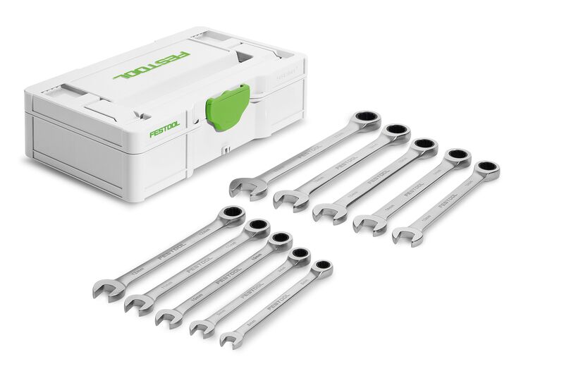 Festool Accessoires 578117 SYS3 S 76-RRS-Set Ringratel-steeksleutelset