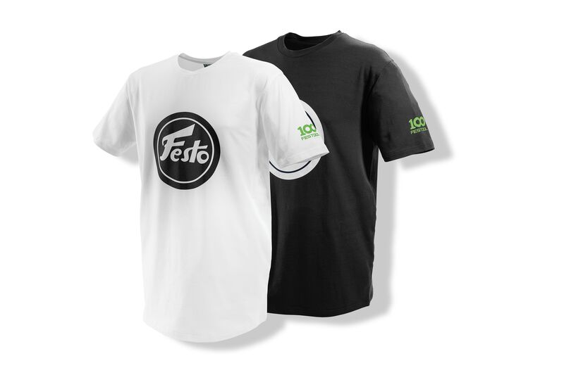 Festool Accessoires 578397 SH-FT3-XXL/2 100Y T-Shirt korte mouw 100Y 2-pack Maat XXL