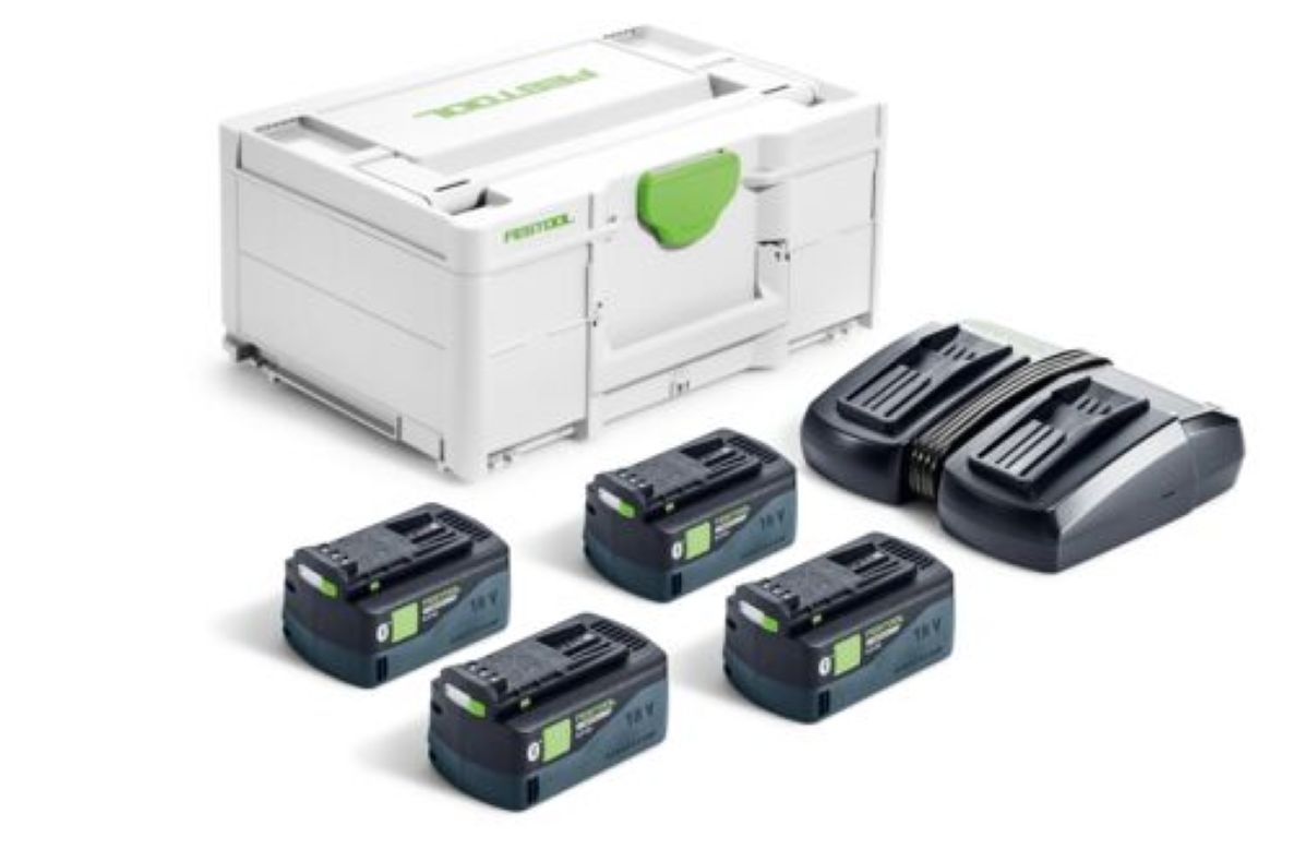 Festool Accessoires 578681 SYS 18V 4xHP5,0/TCL6DUO Energie-set
