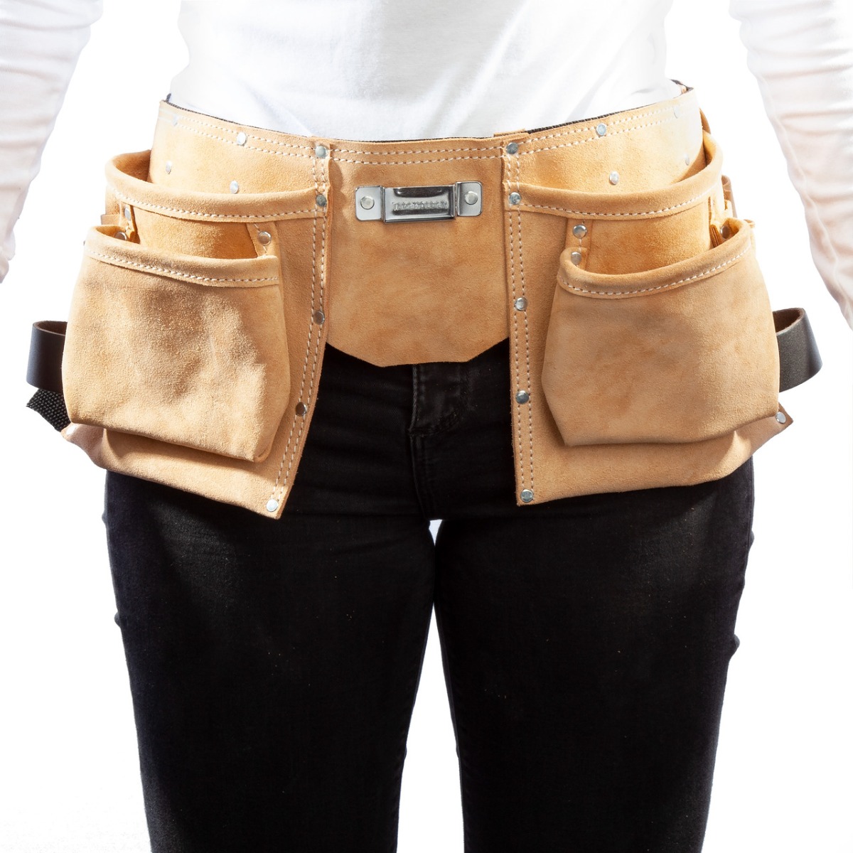 Toolnation XTR0900001 Instap gereedschapsgordel in suede leer