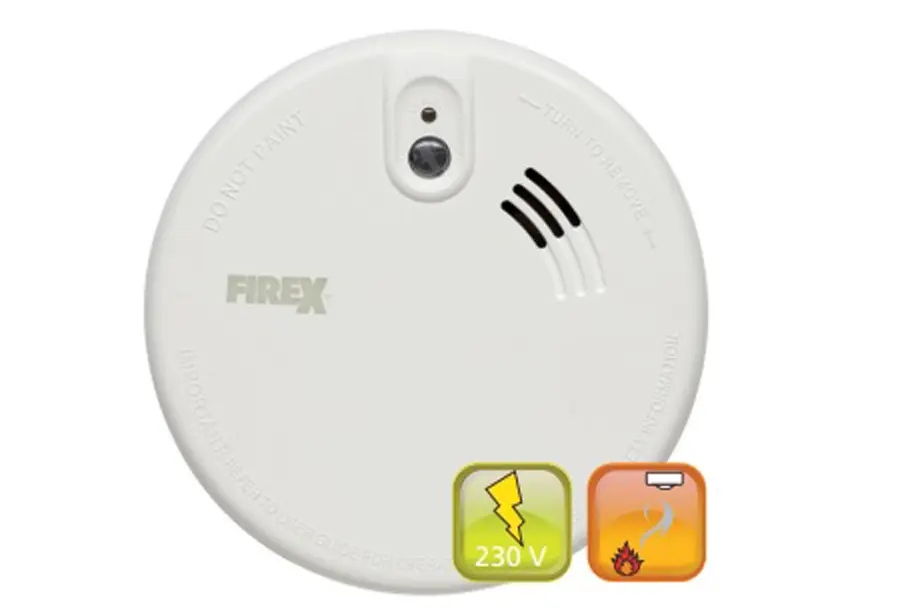Firex 809-152040 KF20 Optische Koppelbare Rookmelder 230V met 9V back-up