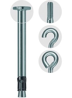 Fischer 44116 Nagelanker FNA II 6 x 30/30 met nagelkop elektrolytisch verzinkt staal 50 stuks