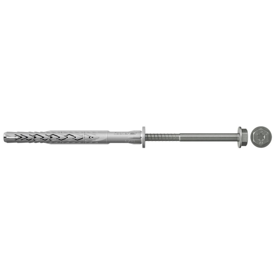 Fischer 522731 Kozijn-/Constructieplug SXRL 10 x 100 FUS roestvast staal A4 50 stuks