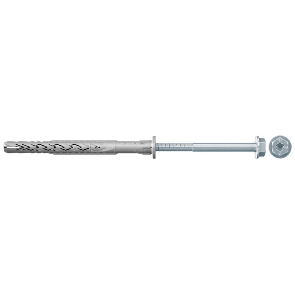 Fischer 530950 Kozijn-/Constructieplug SXRL 14 x 160 FUS elektrolytisch verzinkt staal 50 stuks