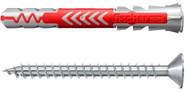 Fischer 538255 DuoPower plug 6x50 met schroef 50 stuks