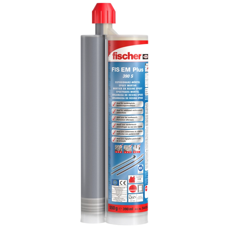 Fischer 544154 Injectiemortel FIS EM Plus 390 S 1 stuks