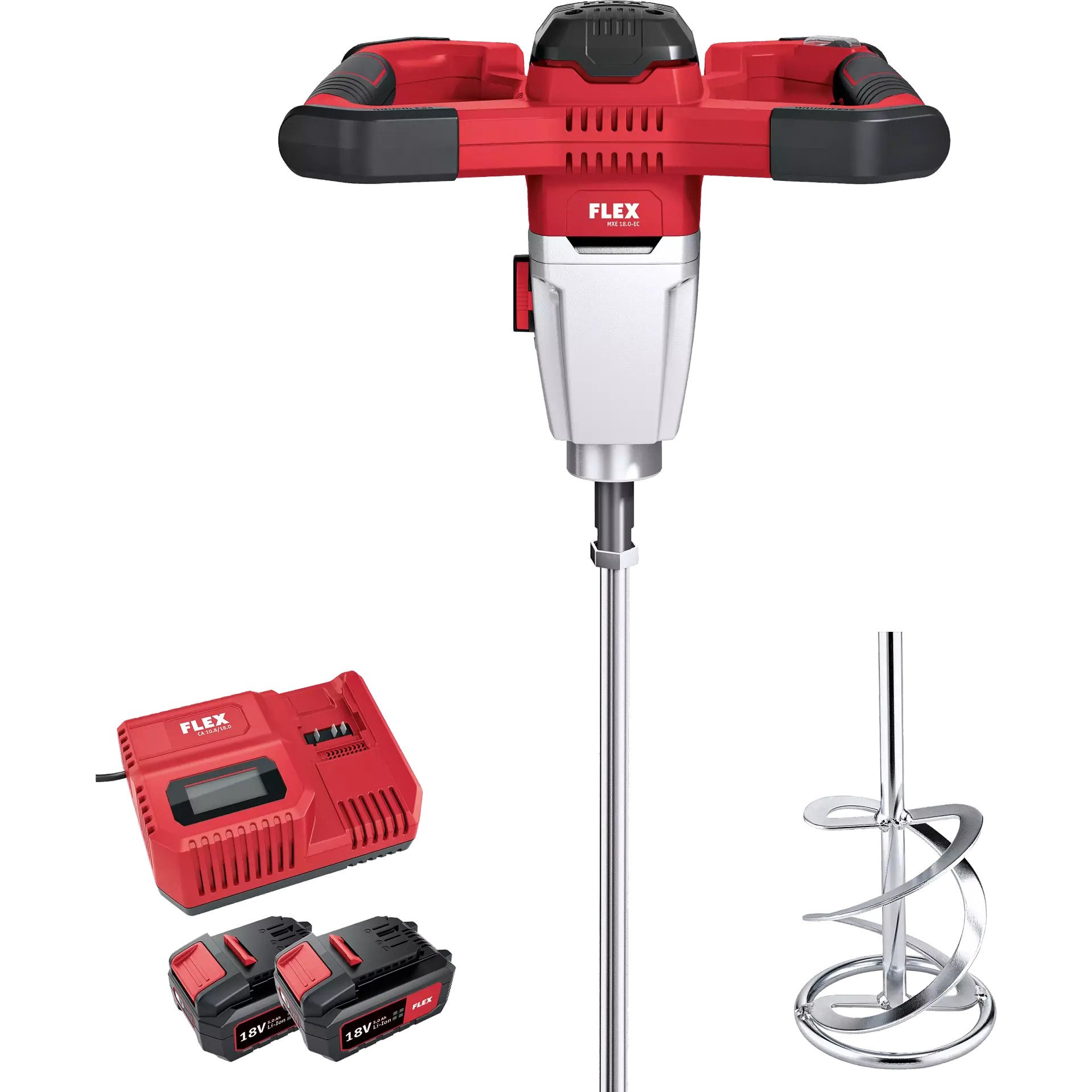 Flex-tools 495972 MXE 18.0-EC/5.0 Set +  HP2 120 mengmachine 18V 5.0Ah Li-Ion