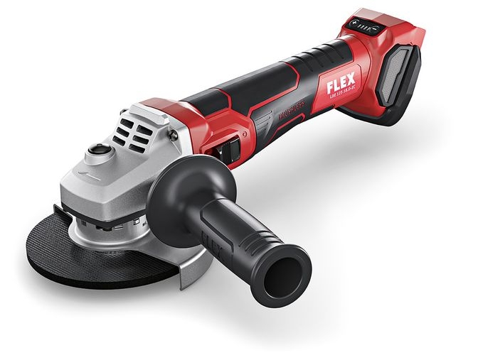 Flex-tools 499285 LBE 125 18.0-EC C Accu haakse slijpmachine 125 mm met rem en toerentalregeling 18V excl. accu's en lader