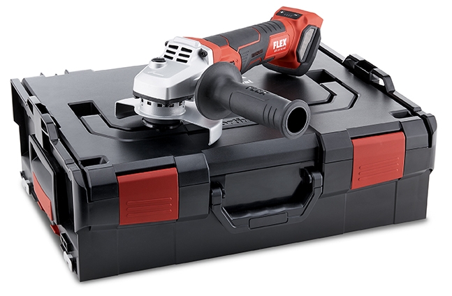 Flex-tools 499293 LBE 125 18.0-EC Accu haakse slijpmachine 125mm met rem en toerentalregeling 18V excl. accu's en lader in L-Boxx