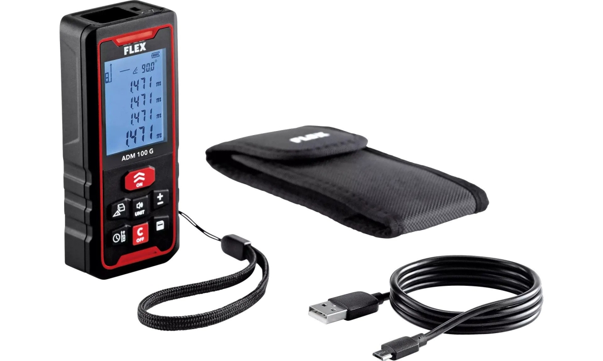 Flex-tools 518964 ADM 100 G Laser Afstandsmeter 100 meter