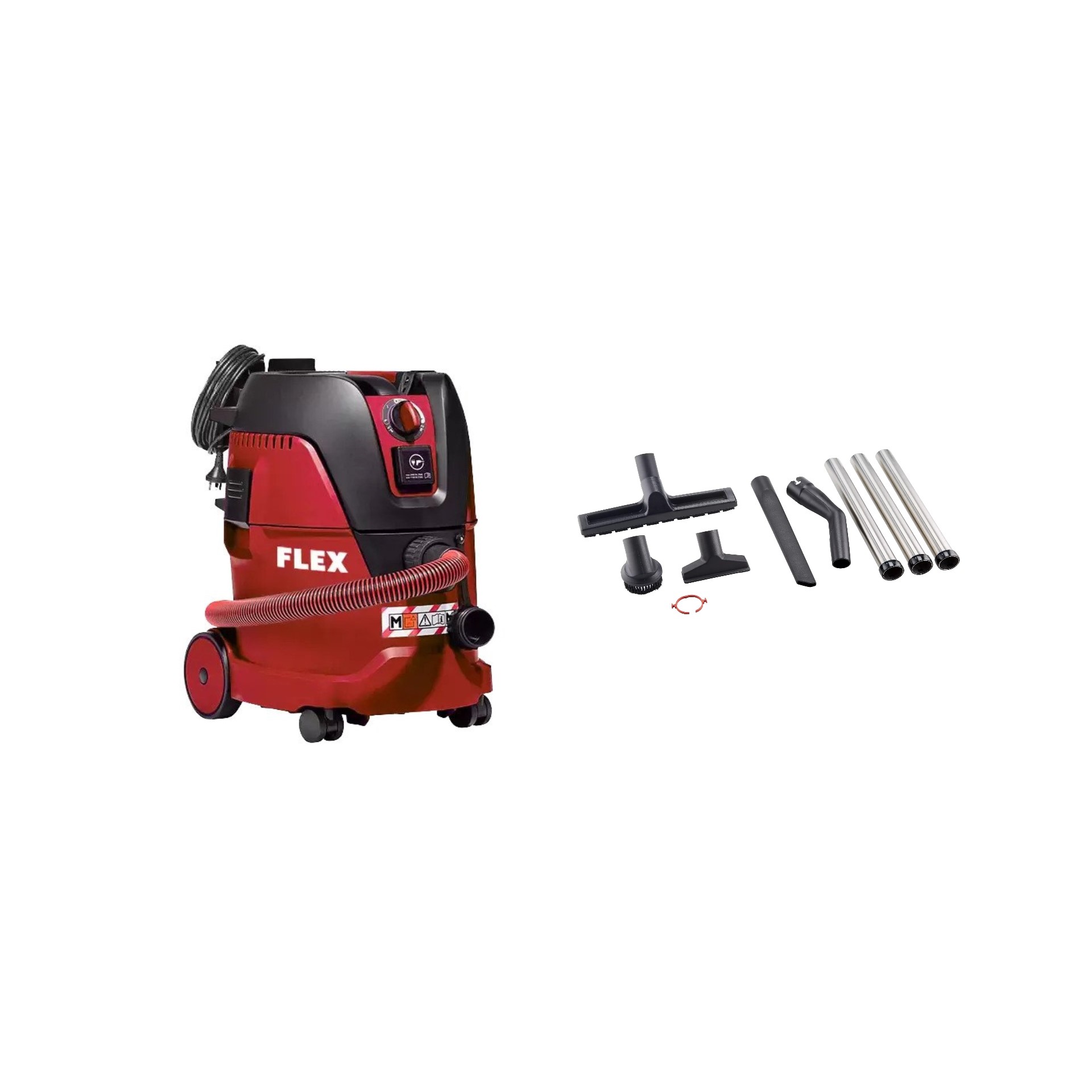 Flex-tools 519812 VCE 22 M MC Veiligheidsstofzuiger met manuele filterreiniging, 20 l, klasse M