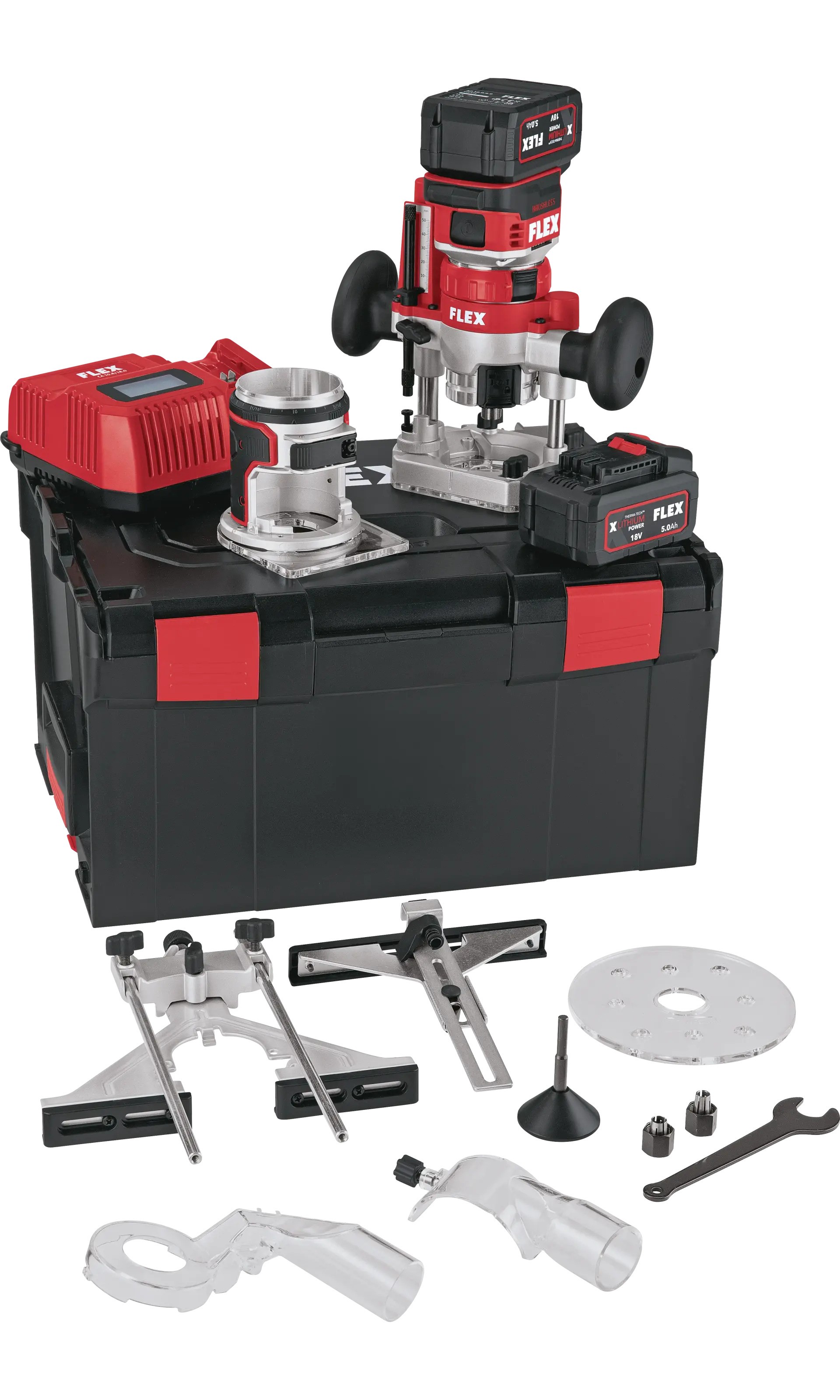Flex-tools 531636 CER 18.0-EC/5.0 Set Accu Kantenfrees 18V 5,0Ah Li-ion in L-Boxx
