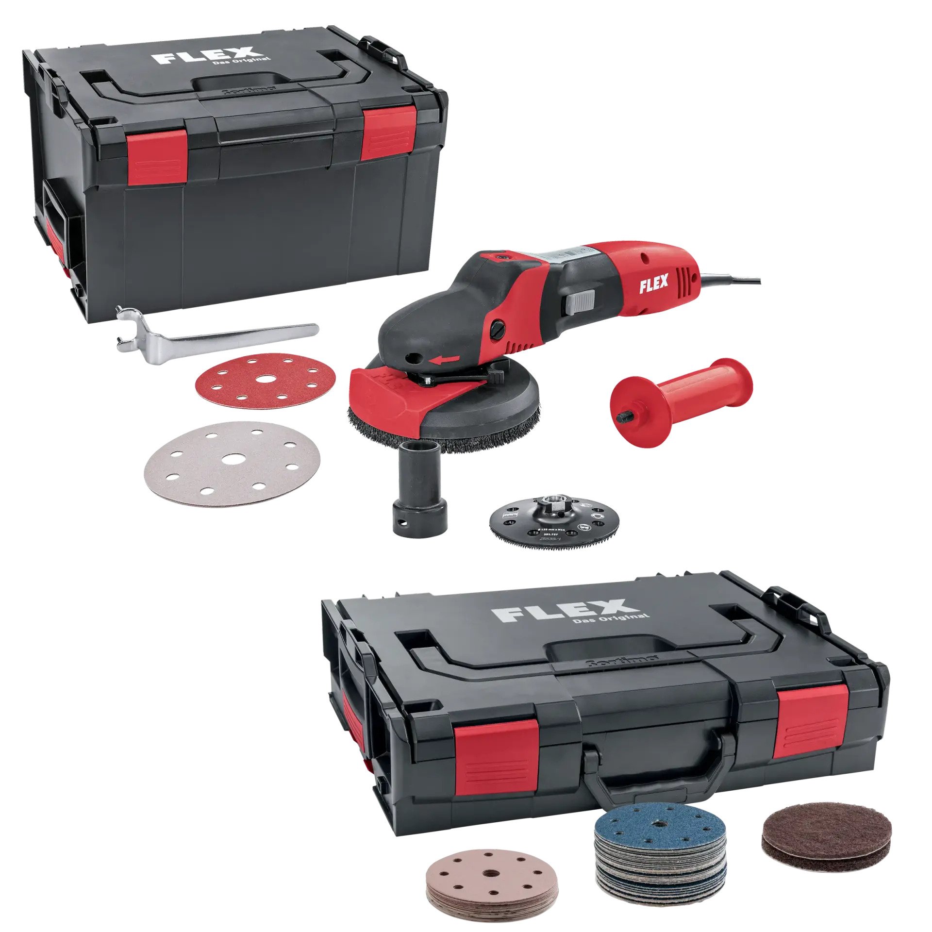 Flex-tools 532022 Supraflex SE 14-2 125 Set Multischuurmachine + Paint Set