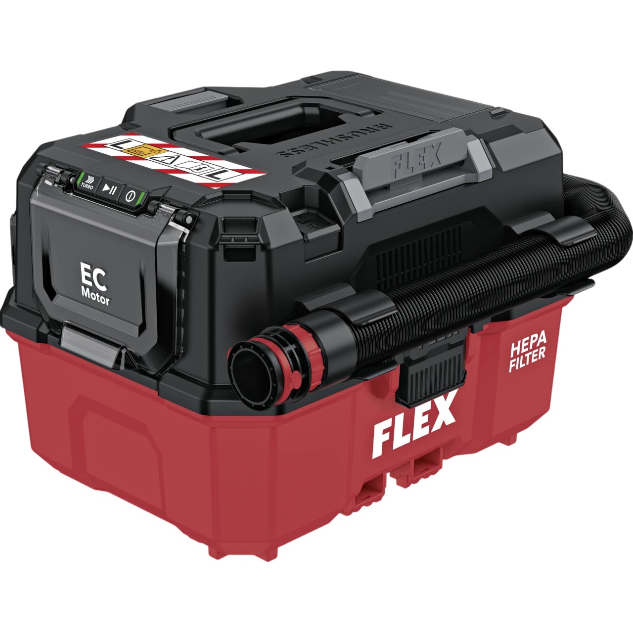 Flex-tools 534916 VC 9 L MC 18 RC Compacte Accu-stofzuiger 18V 9L incl. handmatige filterreiniging