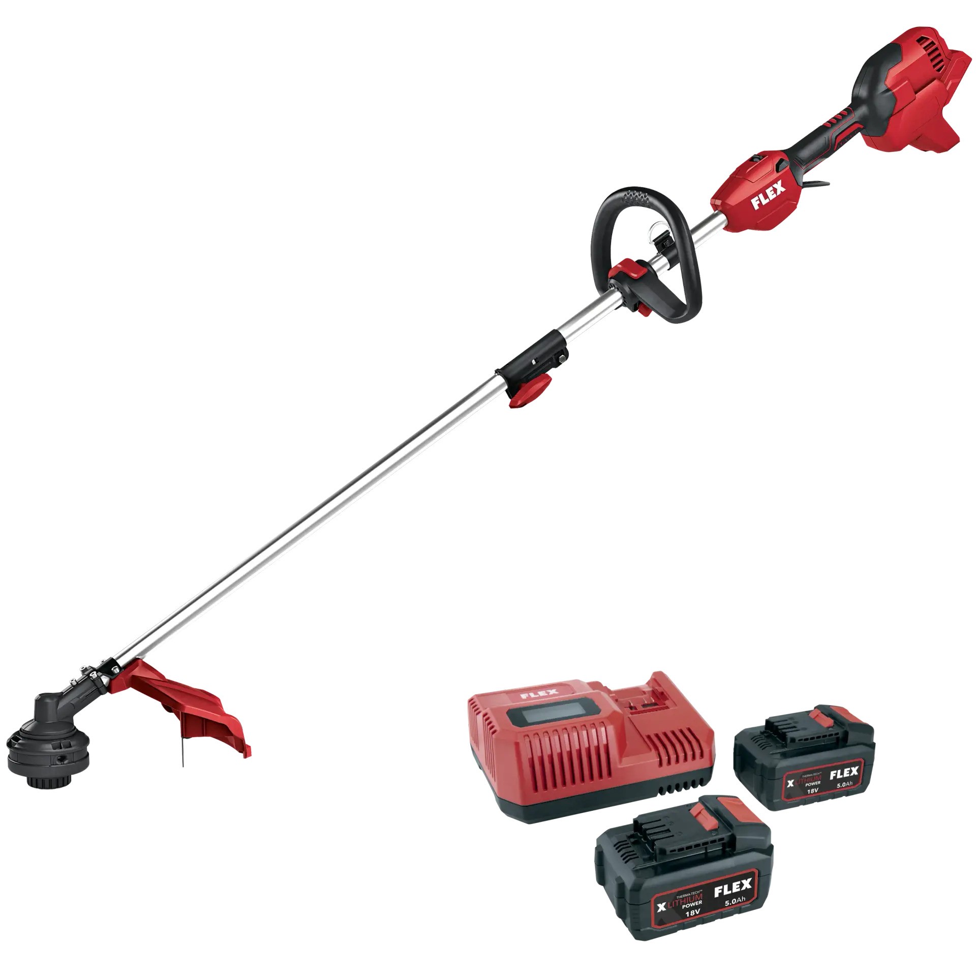 Flex-tools 535136 GLT 35 18-EC + P-SET 55 R Accu Grastrimmer 18V 5.0Ah Li-Ion
