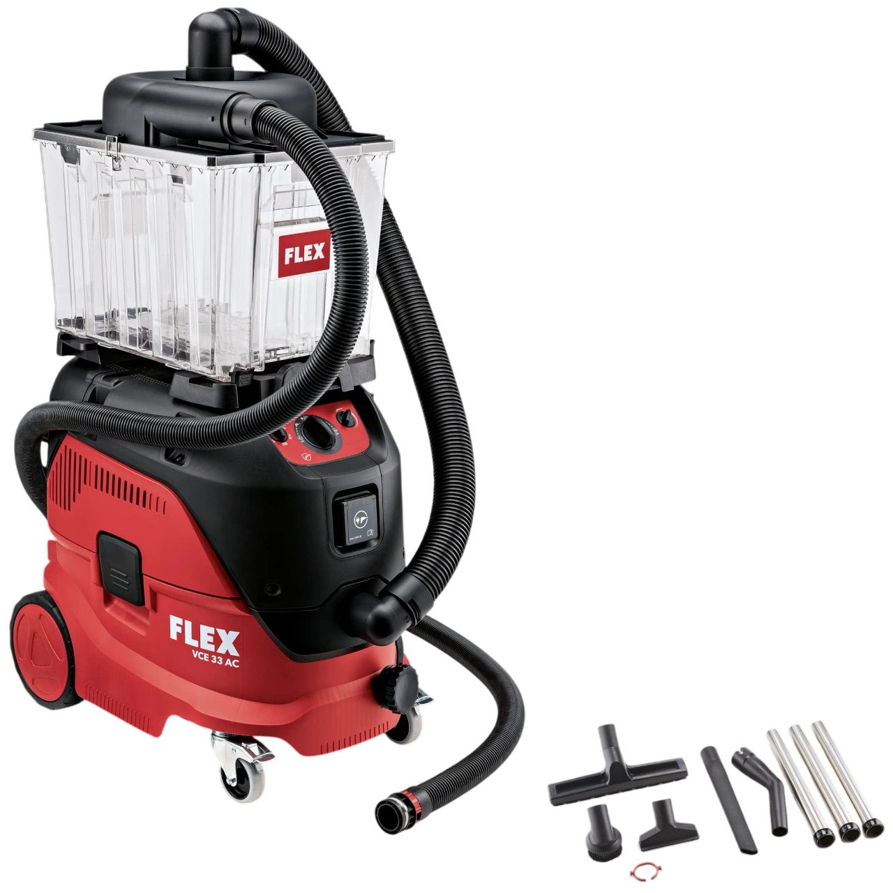 Flex-tools 536008 FLEX VCE 33 L AC-Set & VCE-PS 25 Veiligheidsstofzuiger 30 Liter L-klasse incl. accessoires in doos