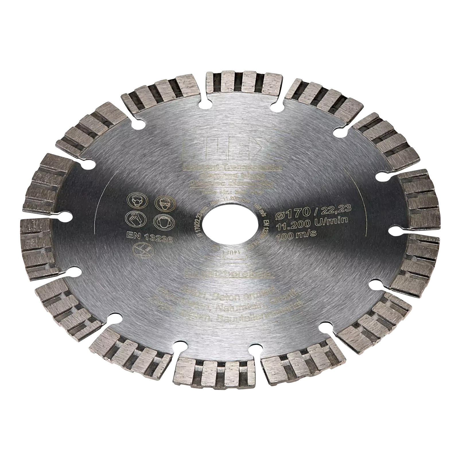 Flex-tools Accessoires 535666 D-TCS S 170x22,2 Diamantzaagblad