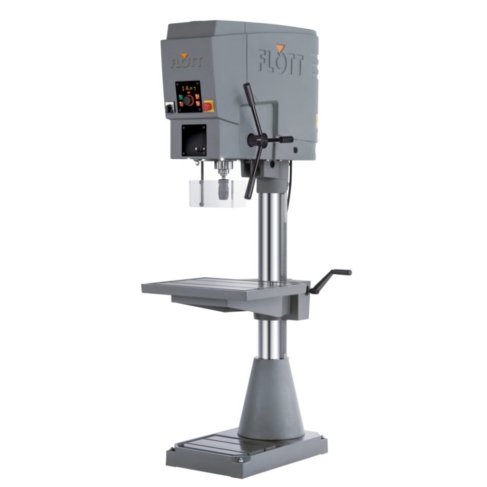 Flott 230502 SB 30 Plus - kolomboormachine met draadsnijinrichting