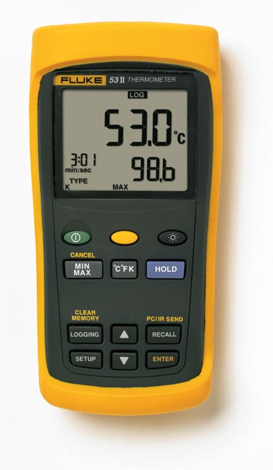 Fluke 1281139 52-2 50HZ Digitale Thermometer - 2 kanalen