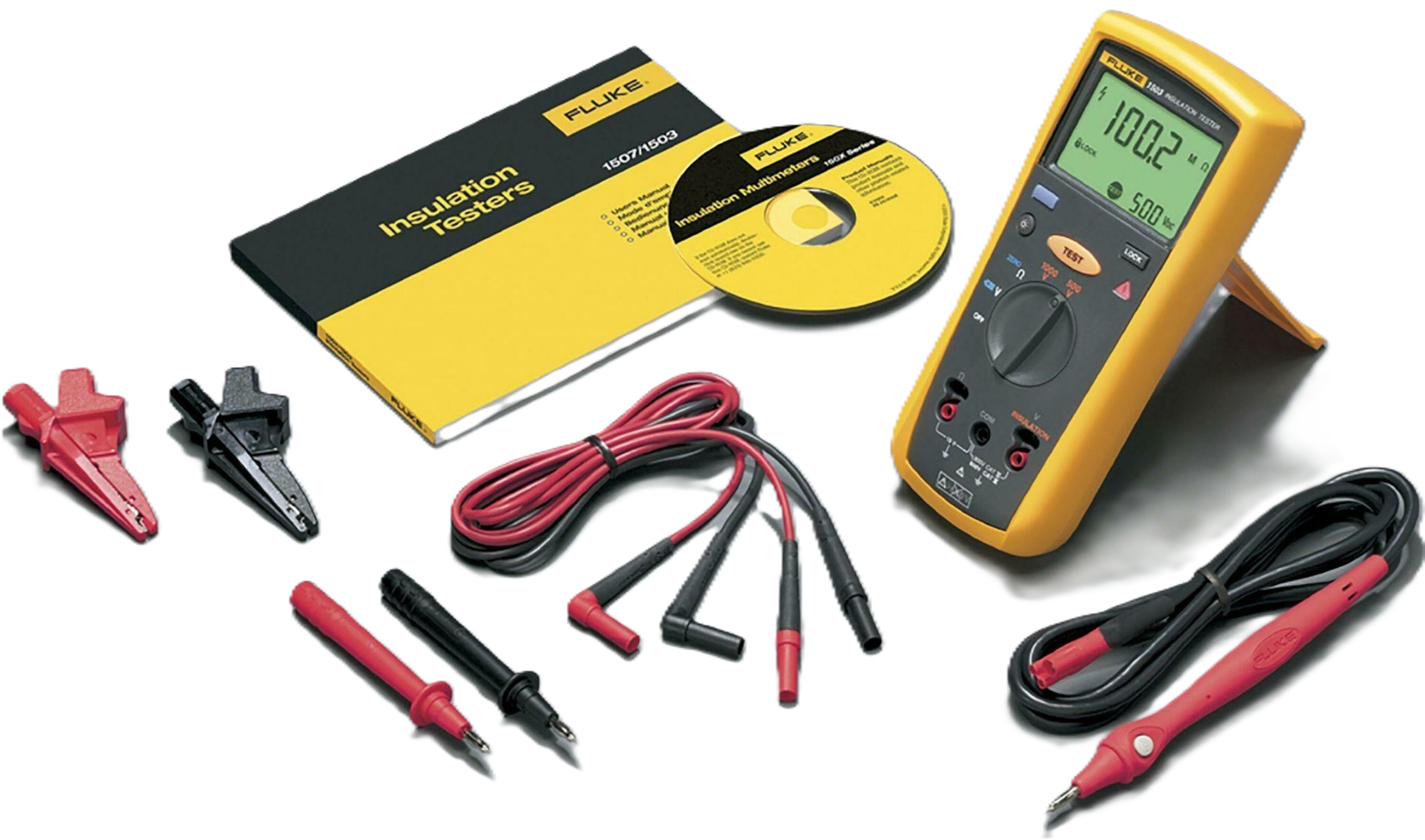 Fluke 2427883 1503 Isolatietester - testspanning van 500V-1000V