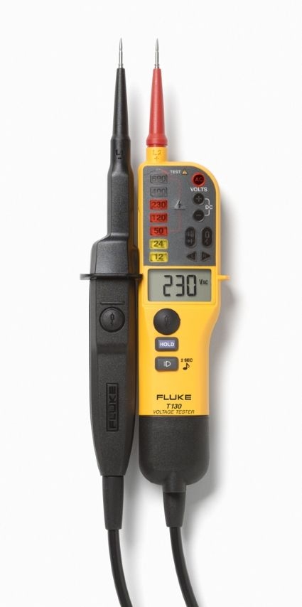 Fluke 4016961 T130 Spannings- en doorbeltester met verlichte LCD-uitlezing