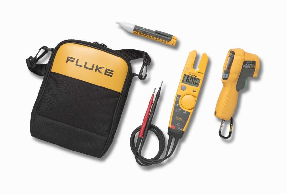 Fluke 4297126 T5-600/62MAX+/1ACE Kit met Infraroodthermometer, elektrische tester en spanningszoeker