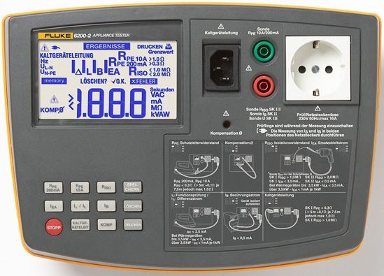 Fluke 4325052 6200-2 NL Draagbare Apparatentester