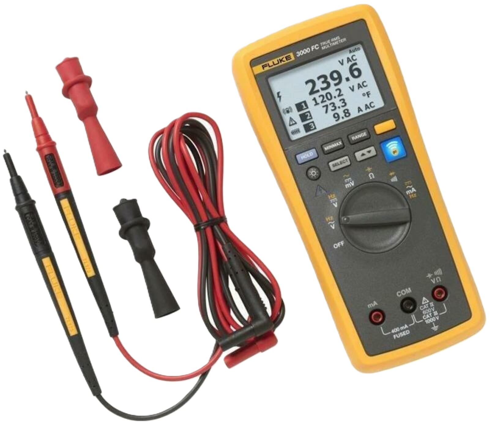 Fluke 4401595 3000FC Draadloze digitale multimeter
