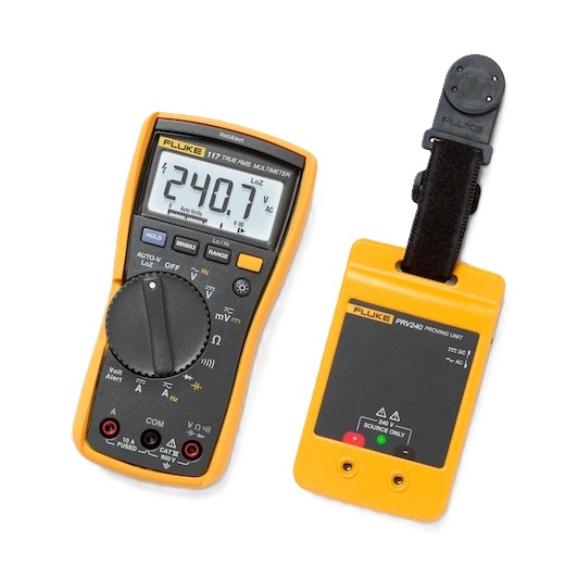 Fluke 4636971 117/PRV240 Multimeter met PRV240-Test unit kit