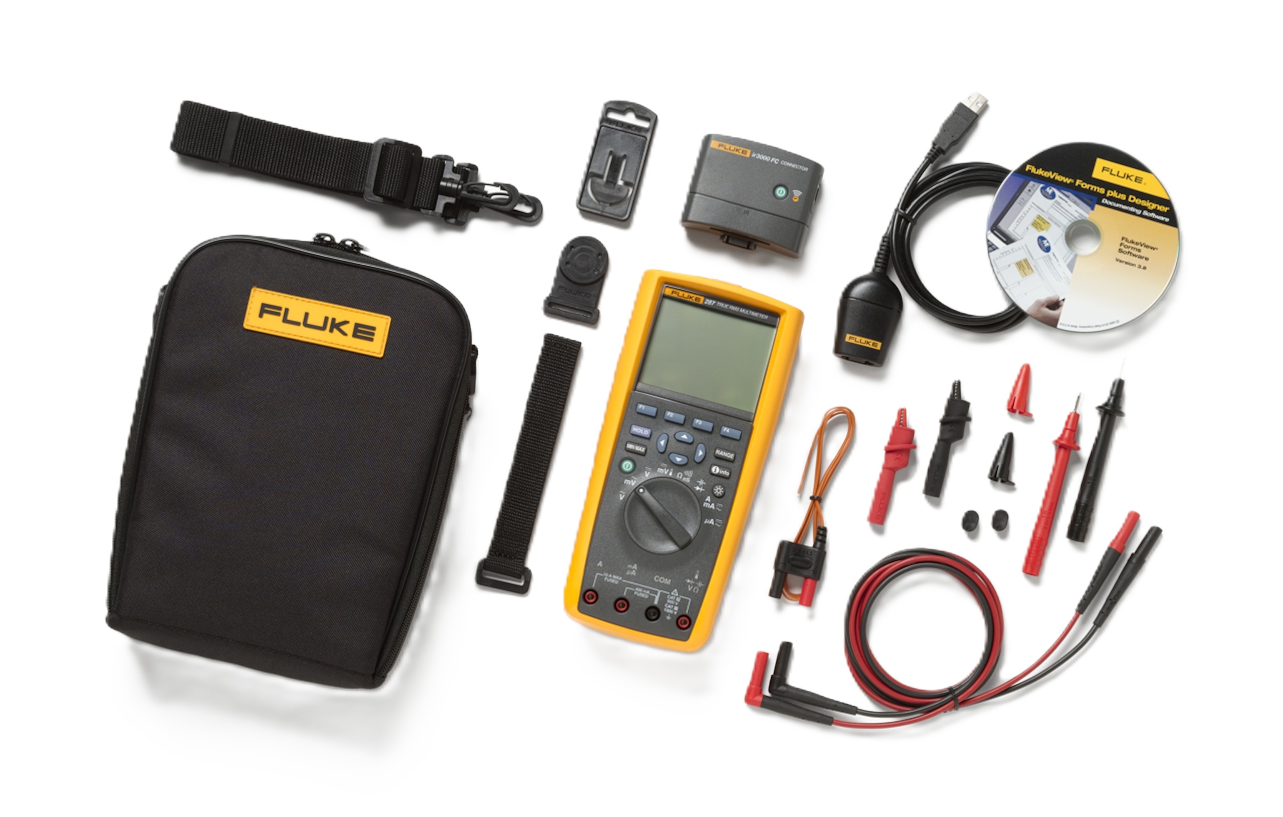 Fluke 4699316 FLK-287/FVF/IR3000 Combinatiekit van Fluke 287 en FlukeView Software