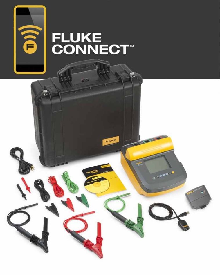 Fluke 4977469 1555 FC KIT Isolatie testerset 10kV met IR3000 FC connector