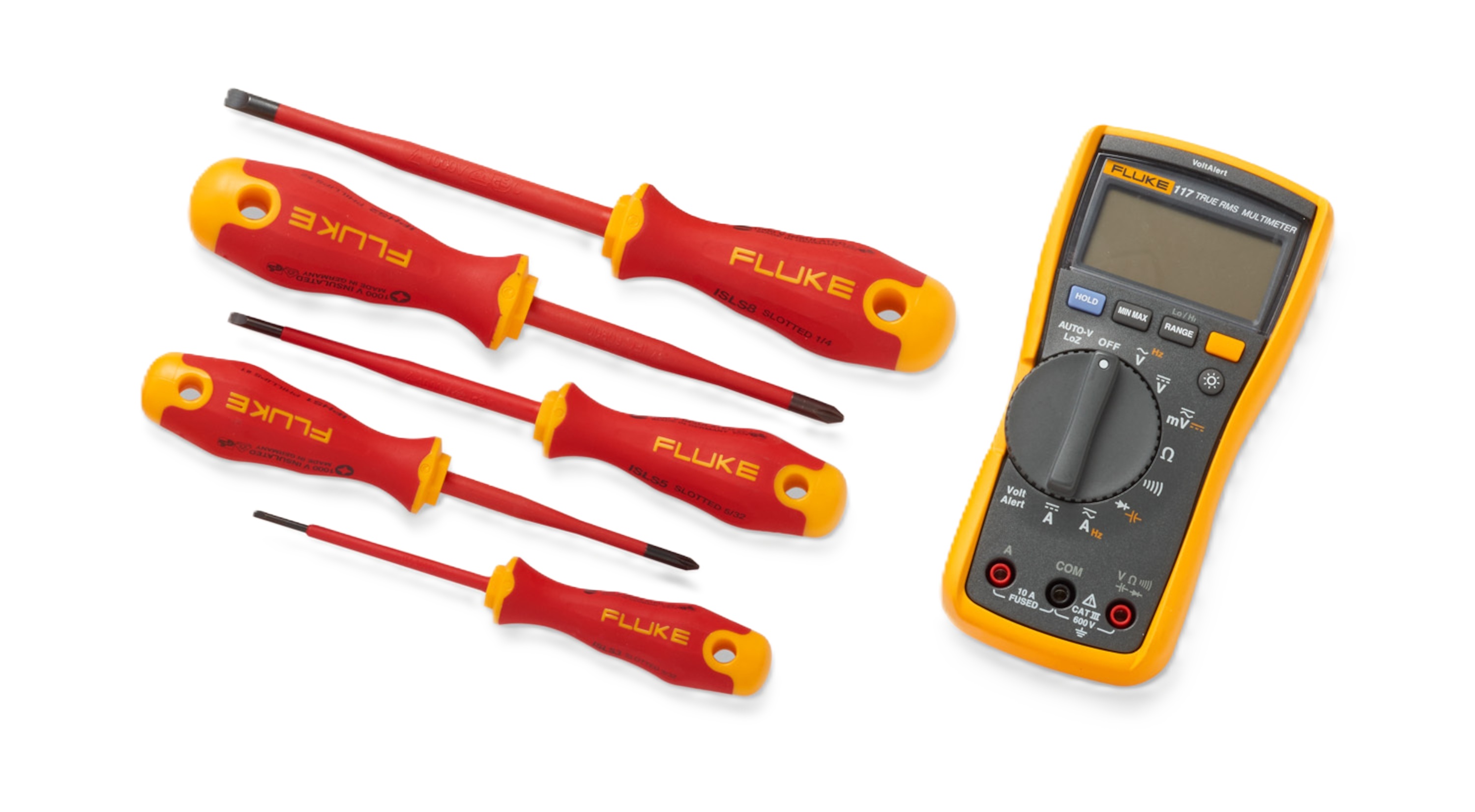 Fluke 40003895 IB117M Multimeter voor elektriciens & 5 geïsoleerde schroevendraaiers