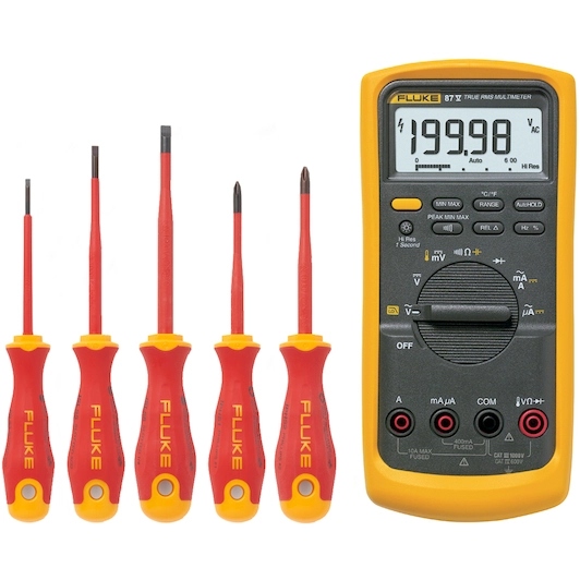 Fluke 40004066 IB875M Industriële multimeter &5 geïsoleerde schroevendraaiers