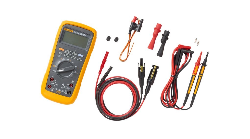 Fluke 5337412 87V MAX DMM en PVLEAD1 MC4 meetsnoeren, bundel