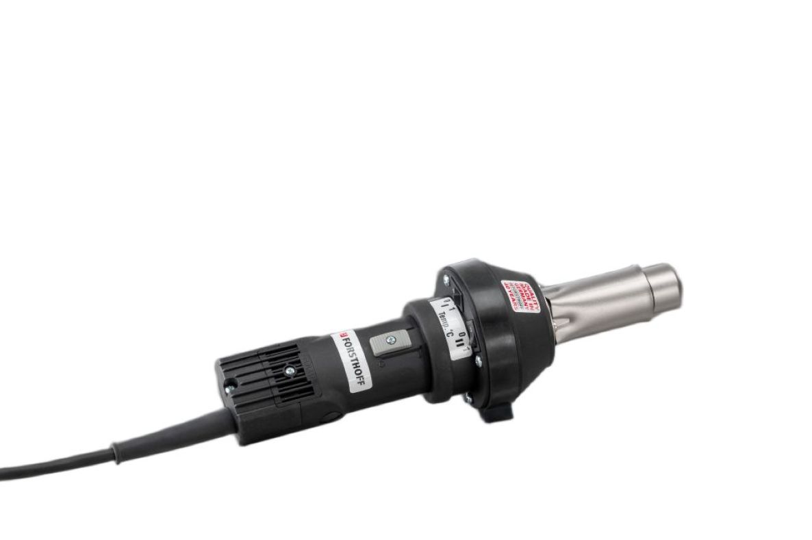 Forsthoff 1005 Quick-L met warmtefasen 1500W 230V Dekzeil heteluchtlasapparaat met 40mm mondstuk
