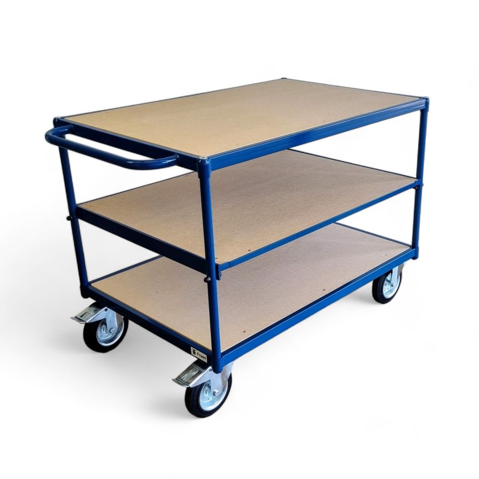FRAMI 201.086 Tafelwagen 1200 x 800 mm met 3 legborden