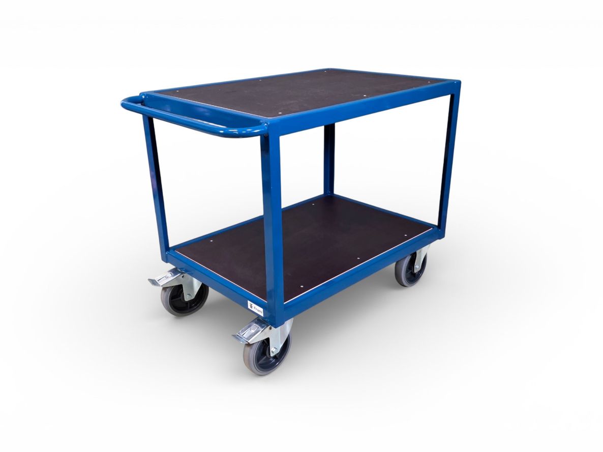 FRAMI 201.029-3 Zwaarlast Tafelwagen 1000 x 700 mm met 2 legborden