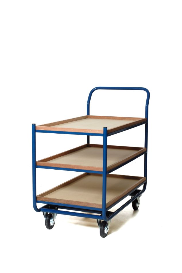 FRAMI 202.011 Tafelwagen 1000 x 600 mm met 3 legborden