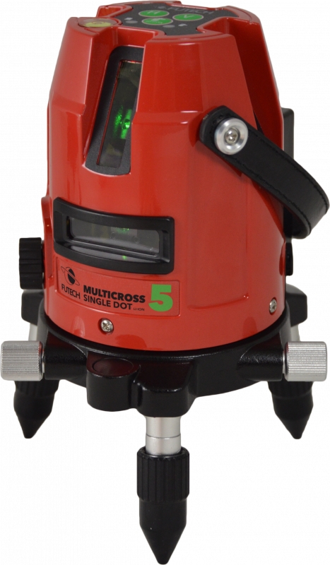 Futech 033.05G MC5 SD Groen kruislijnlaser 5 lijnen