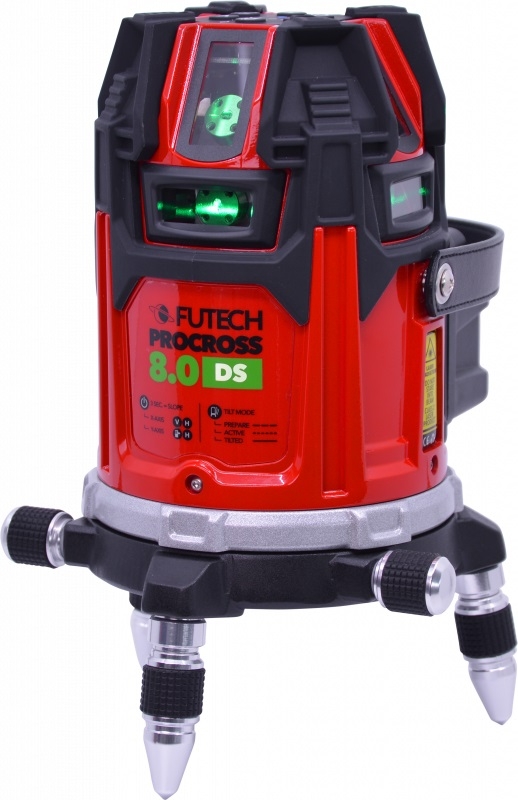Futech 044.80G Procross 8.0 DS Groen kruislijnlaser 8 lijnen