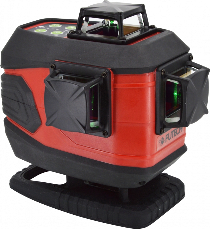 Futech 034.4DE MC4D Electronische Groene 4D kruislijnlaser